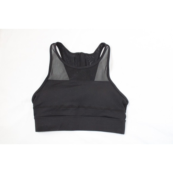 Zyia Active Other - ZYIA ACTIVE Black ALL STAR BRA Mesh Zip Back ONE MORE REP Size Small